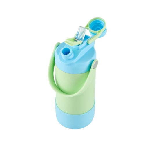 2 Way Drinking Insulated Bottle - AVANTI YumYum 400ml (Green/Blue)