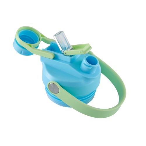 2 Way Drinking Insulated Bottle - AVANTI YumYum 400ml (Green/Blue)