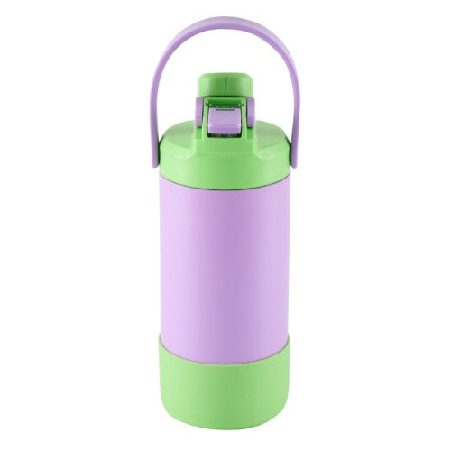 2 Way Drinking Insulated Bottle - AVANTI YumYum 400ml (Purple/Green)