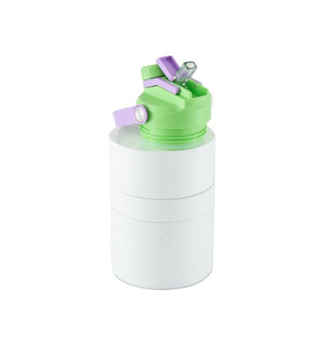 2 Way Drinking Insulated Bottle - AVANTI YumYum 400ml (Purple/Green)