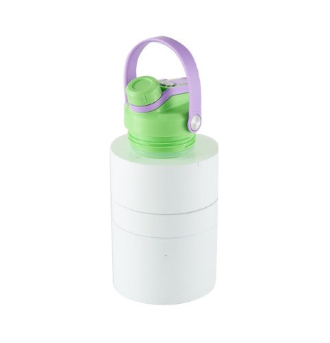 2 Way Drinking Insulated Bottle - AVANTI YumYum 400ml (Purple/Green)
