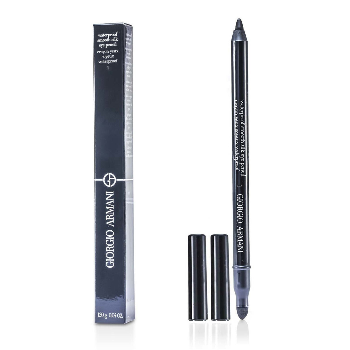 Giorgio Armani - Waterproof Smooth Silk Eye Pencil - # 01 (Black)  - 1.2g/0.04oz