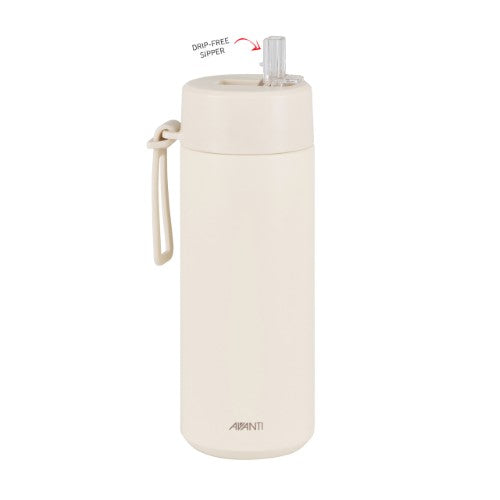 Insulated Water Bottle w/Strap - AVANTI HydroUltra 750ml (Sand Dune)