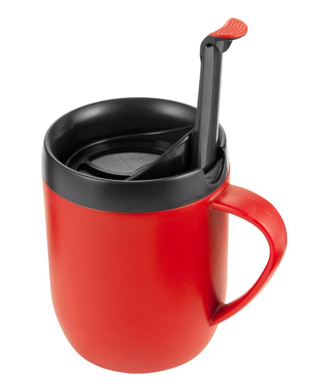 Hot Mug Coffee Plunger - Zyliss Cafetiere (Red)