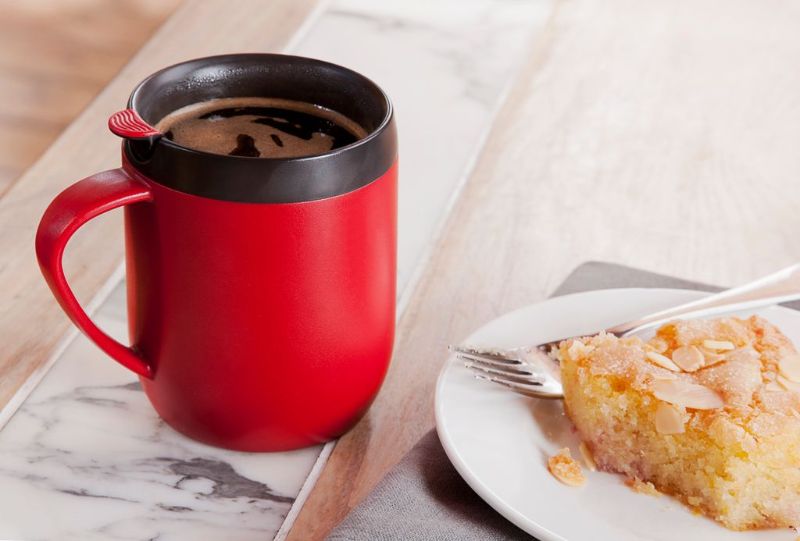 Hot Mug Coffee Plunger - Zyliss Cafetiere (Red)