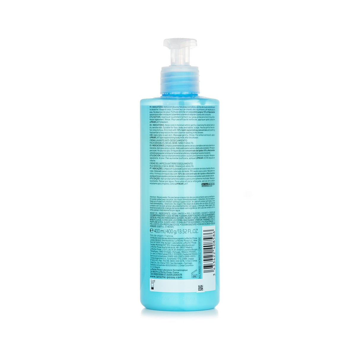 La Roche Posay - Lipikar Surgras Concentrated Shower-Cream - 400ml/13.5oz