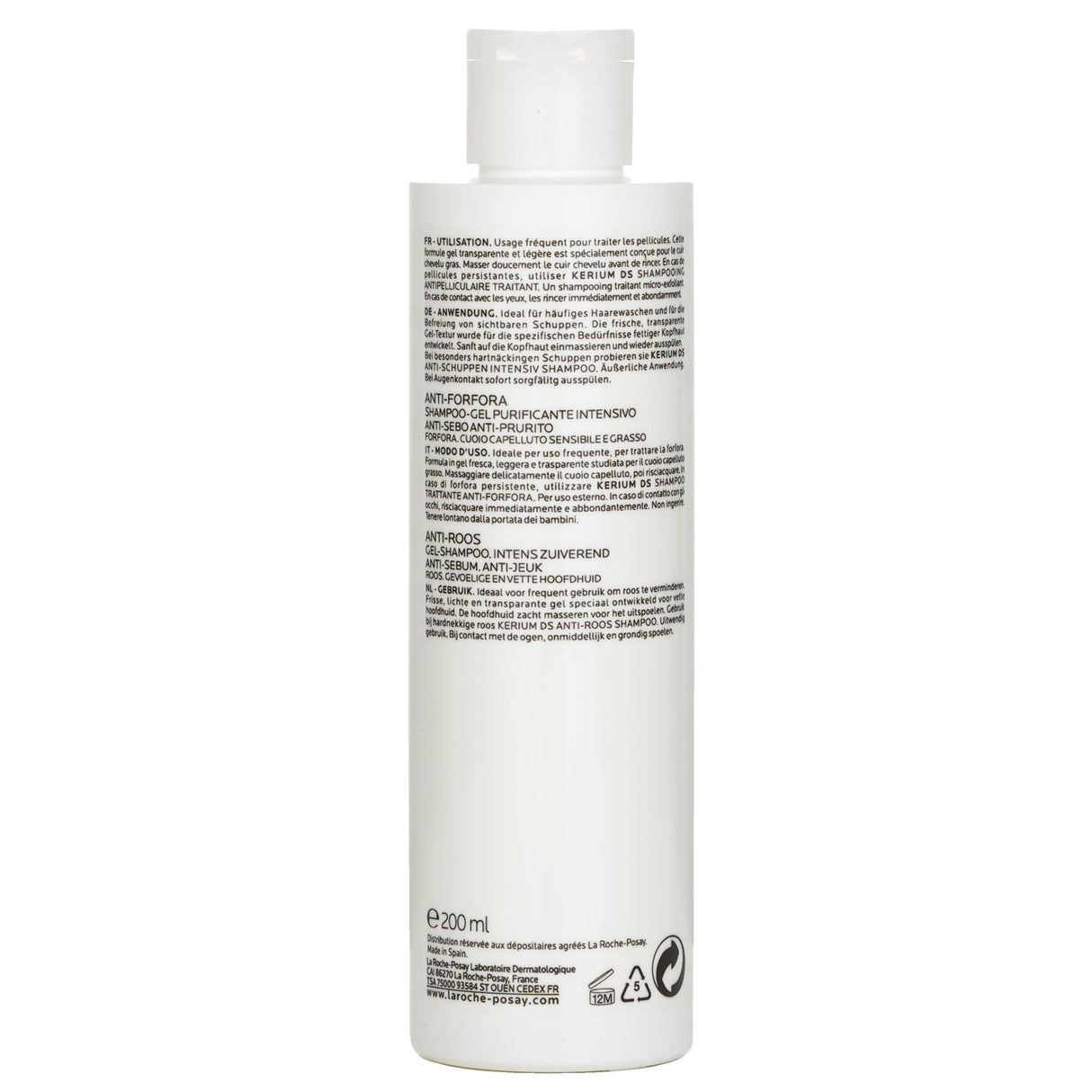 La Roche Posay - Kerium Anti-Dandruff Micro-Exfoliating LHA Gel Shampoo (For Oil