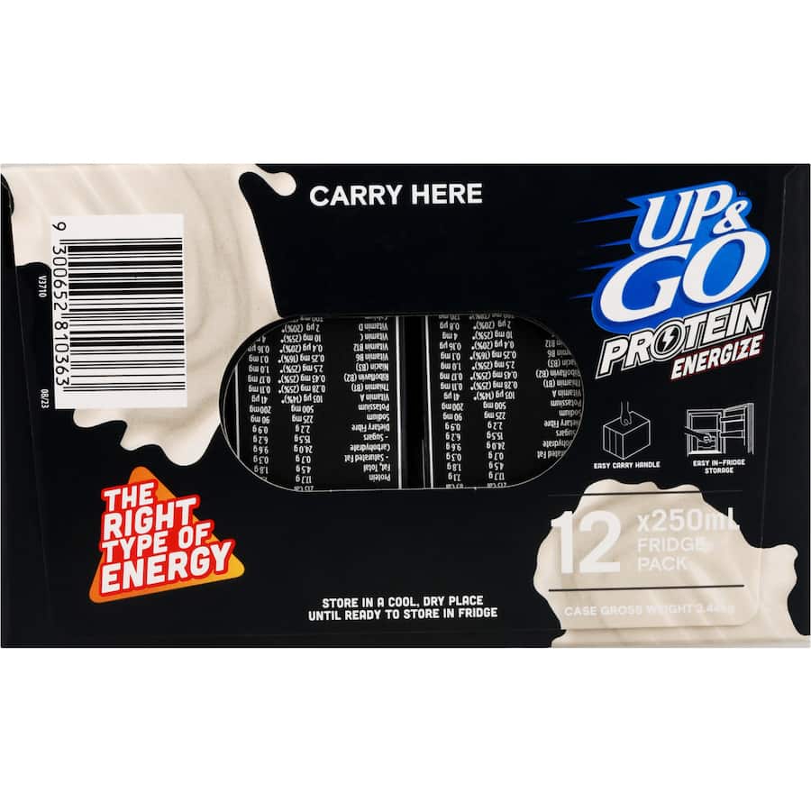 Sanitarium Up & Go Protein Breakfast Drink Vanilla 250ml cartons 12pack