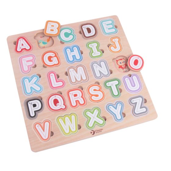 Tracing Alphabet Puzzle - Classic World