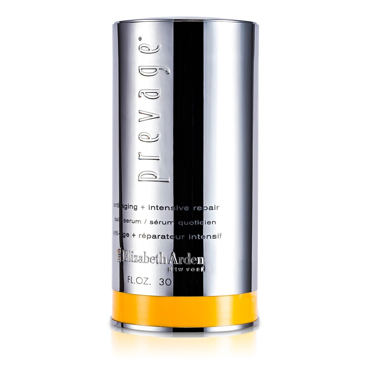 Prevage by Elizabeth Arden serum in 30ml bottle, enhances skin's firmness, reduces wrinkles, and brightens complexion.