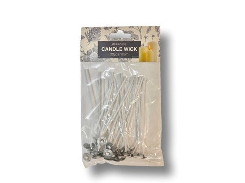 Premium 10cm candle wicks in bulk (720 total) for reliable, clean burning in various candle types, perfect for crafters.