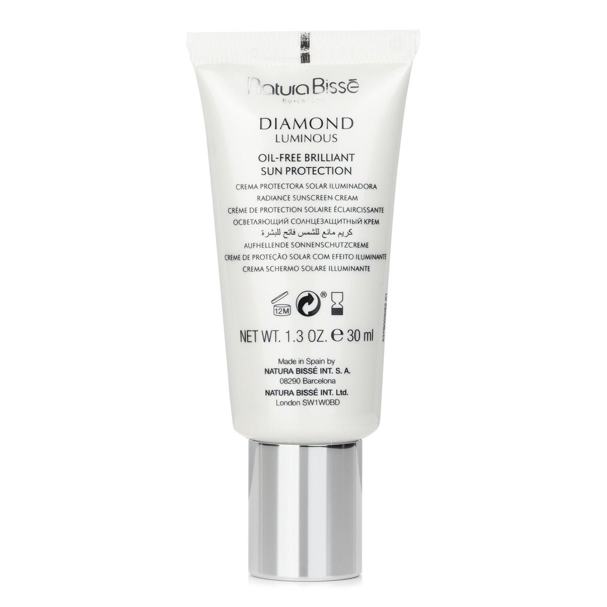 Lightweight oil-free sunscreen with SPF 50, enhancing radiance while protecting against UVA/UVB and treating pigmentation.