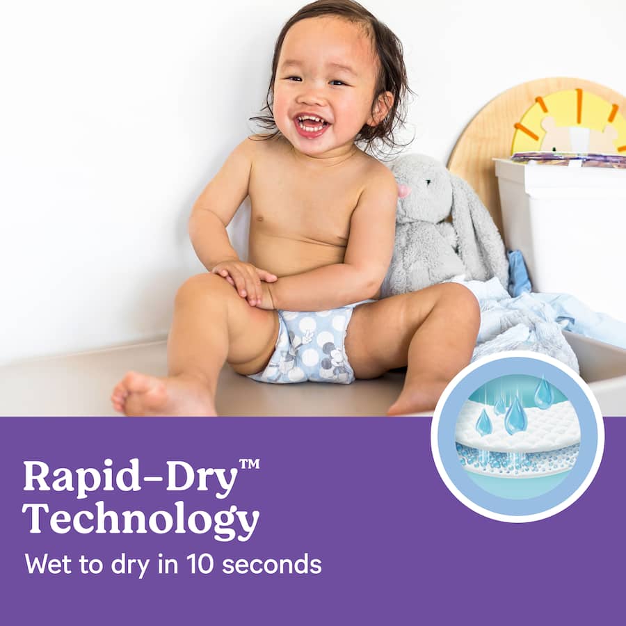 Huggies Ultra Dry Nappy Pants Boys Size 6 (15+kg) Jumbo pack 48pack