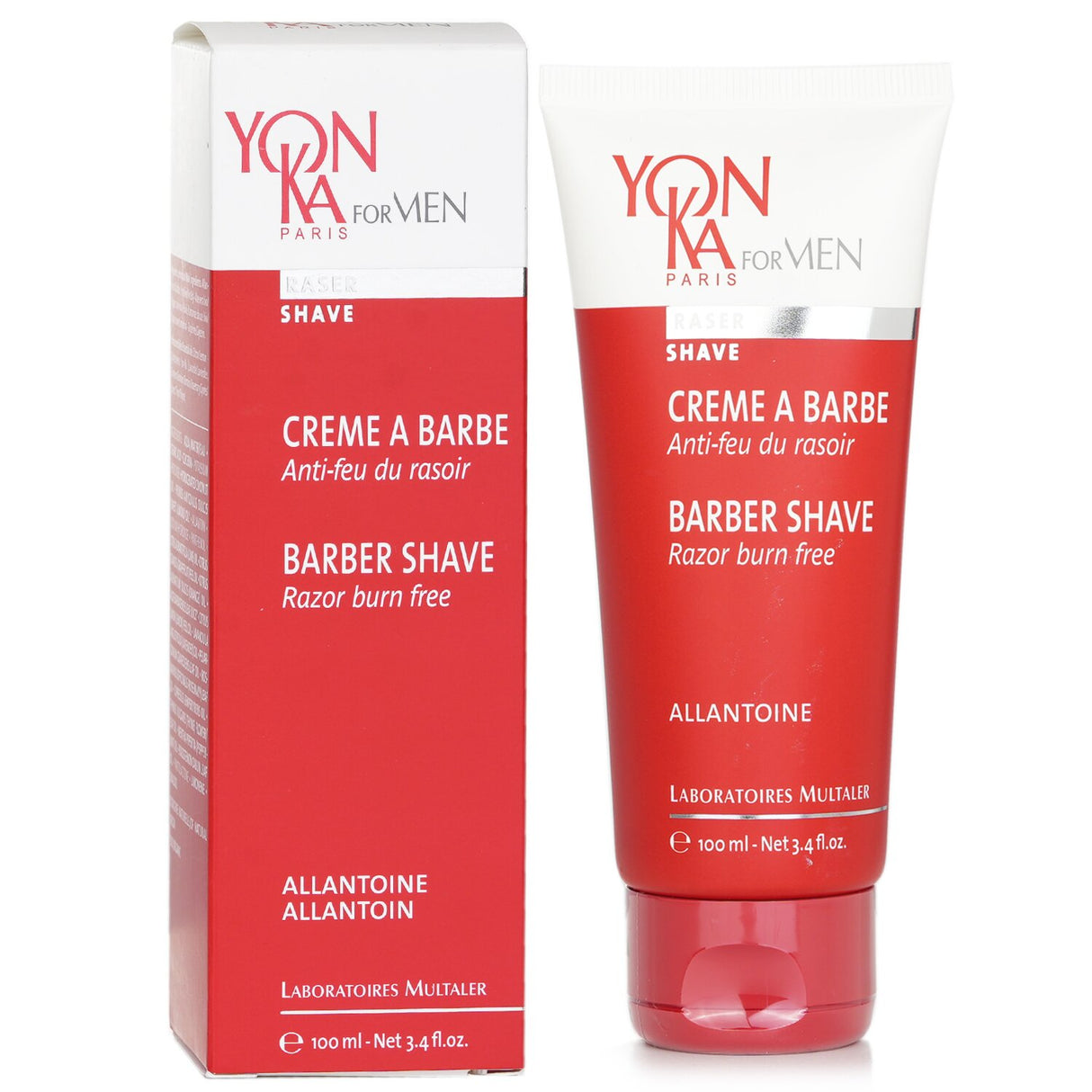 Soothing shaving cream for men with aloe vera and essential oils, minimizes irritation and razor burns.