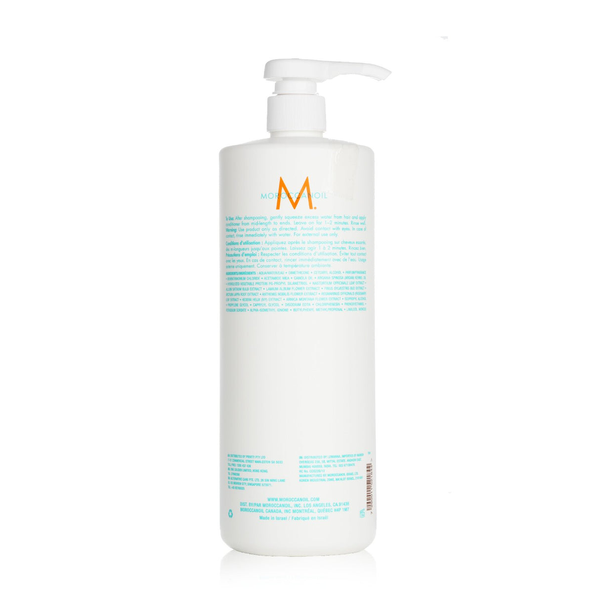 Moroccanoil Hydrating Conditioner 1000ml: Nourishing formula for all hair types, enriched with argan oil, hydrates and revives hair.