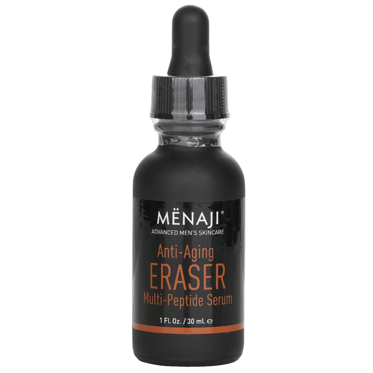 Menaji Anti Aging Eraser 30ml: Men's night treatment for youthful skin, reducing wrinkles and improving texture with peptides.