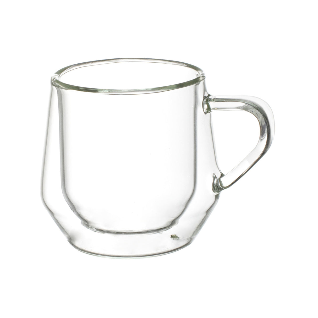 Stylish Capri Double Wall Glasses, 250ml set of 2, perfect for hot and cold beverages with ergonomic handles and thermal efficiency.