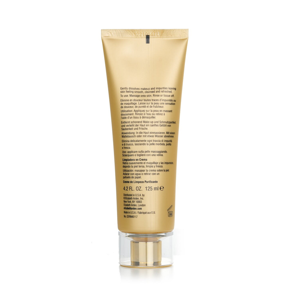 Hydrating cream cleanser with Ceramide 3, removes makeup and impurities, ideal for all skin types, fragrance-free formula.