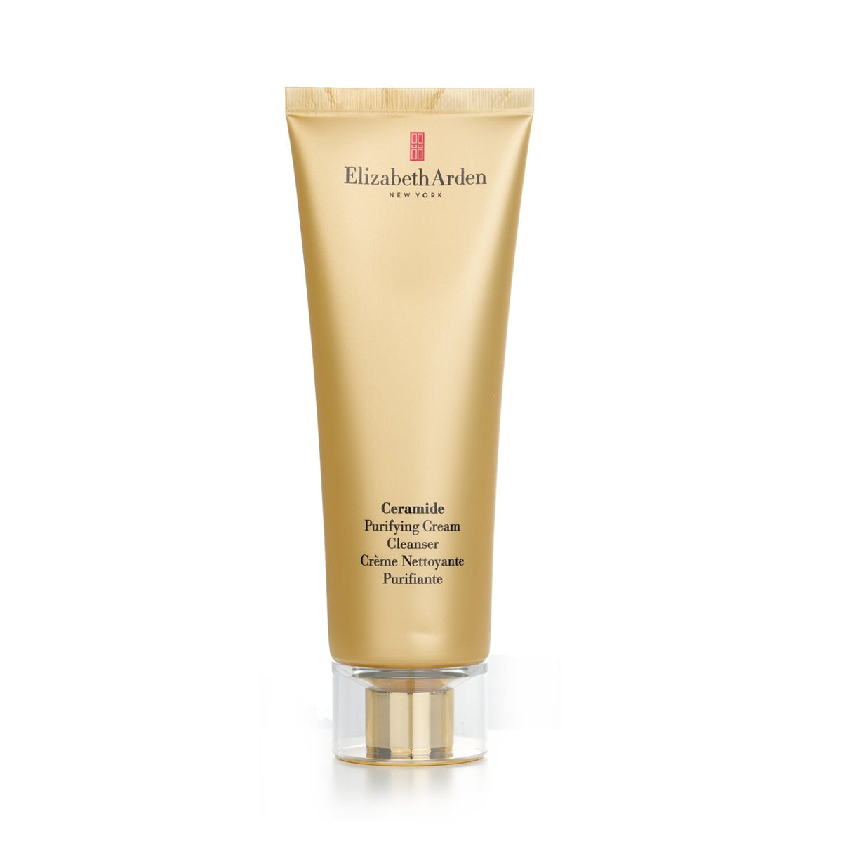 Hydrating cream cleanser with Ceramide 3 for gentle makeup removal, suitable for all skin types, fragrance-free.