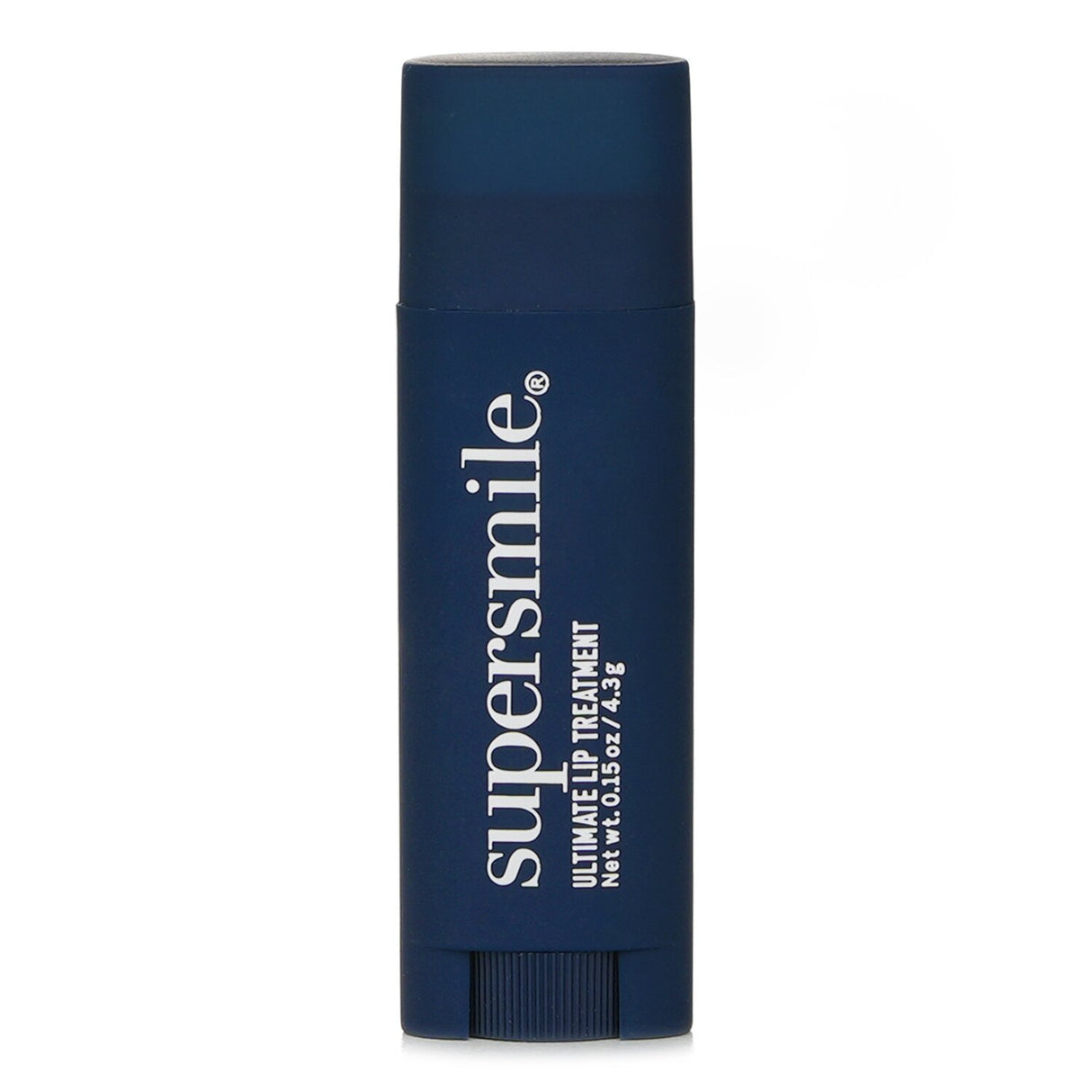 Supersmile Ultimate Lip Treatment in 4.3g tube, designed to hydrate, exfoliate, and restore lips with nourishing ingredients.