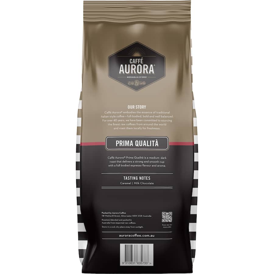 Caffe Aurora Coffee Beans Prima Qualita 1kg