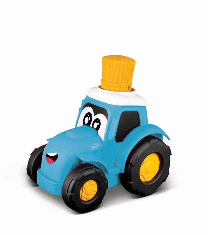 PRESS & GO FARM TRACTOR - BB JUNIOR (BLUE)