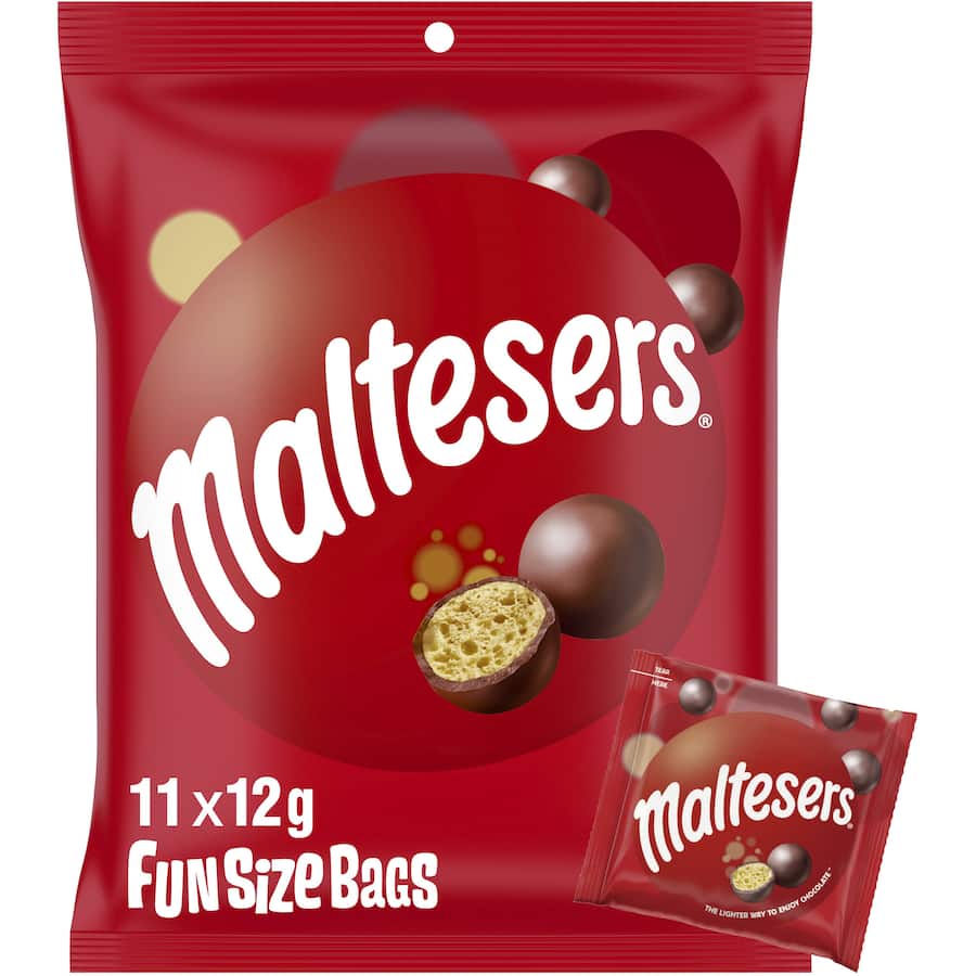 Maltesers Chocolate Sharepack Fun Size 132g bag 11pack