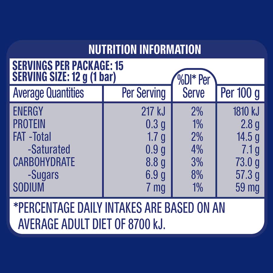 Milkyway Chocolate Bars Fun Size 180g bag 15pack