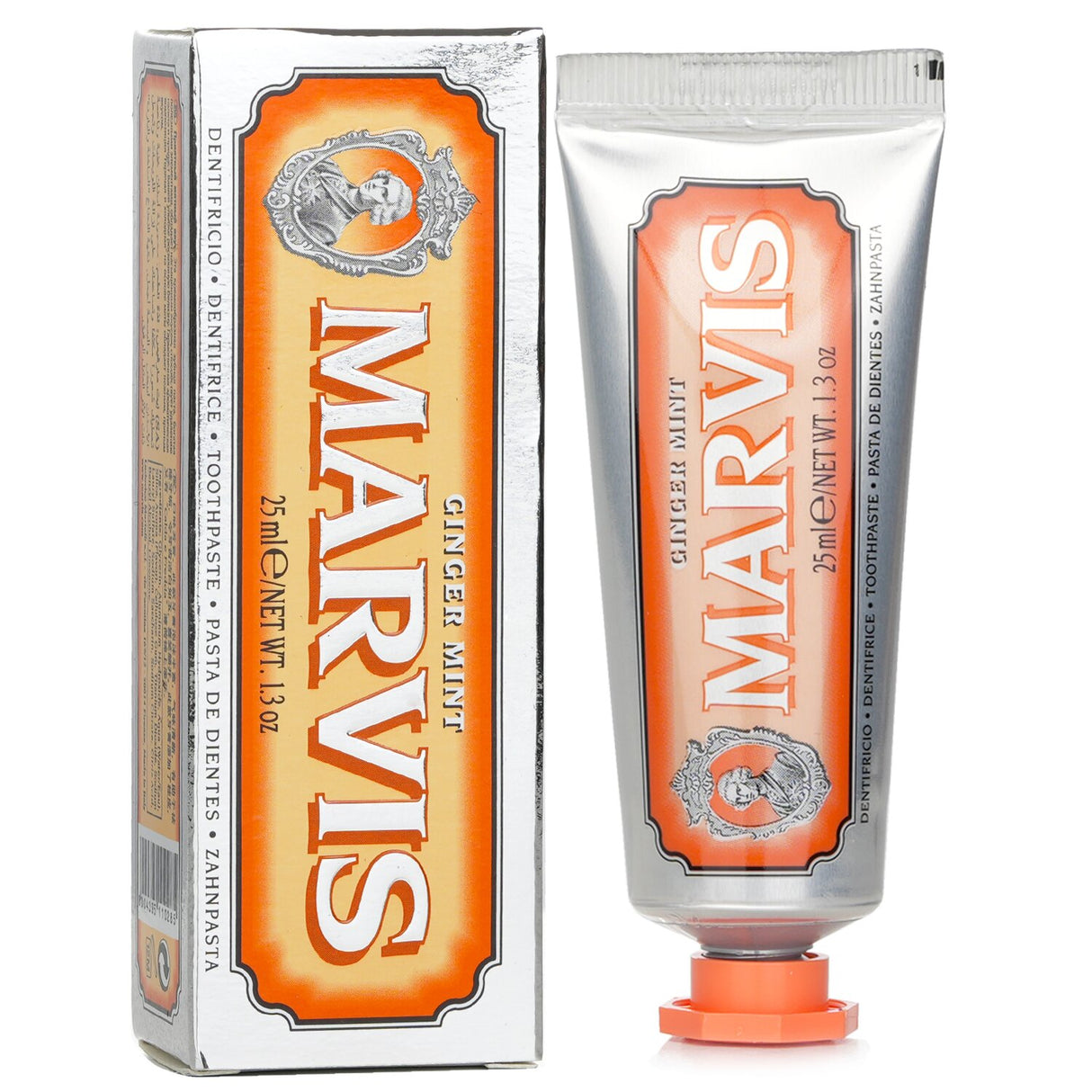 Marvis - Ginger Mint Toothpaste (Travel Size) - 25ml/1.29oz