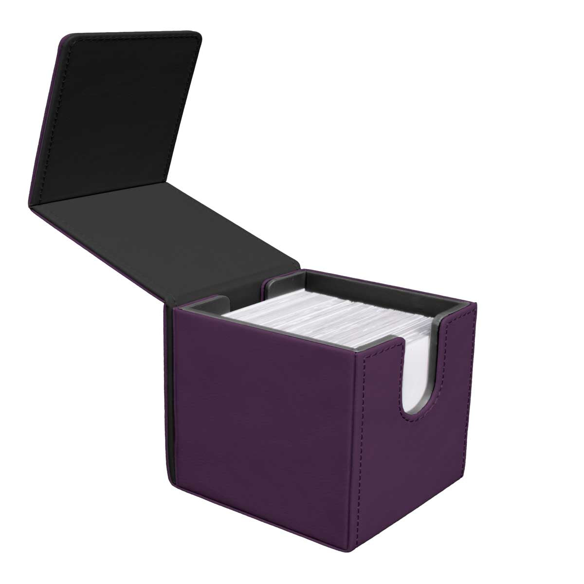 Ultra Pro: UP16486 Vivid Alcove Edge Deck Box - Midnight Plum