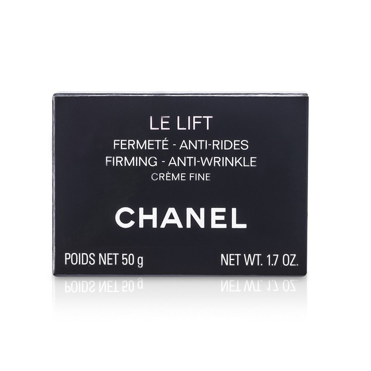 Luxurious Chanel Le Lift Creme Fine for lifting and rejuvenating skin, with fast absorption and 3.5-DA for enhanced elasticity.