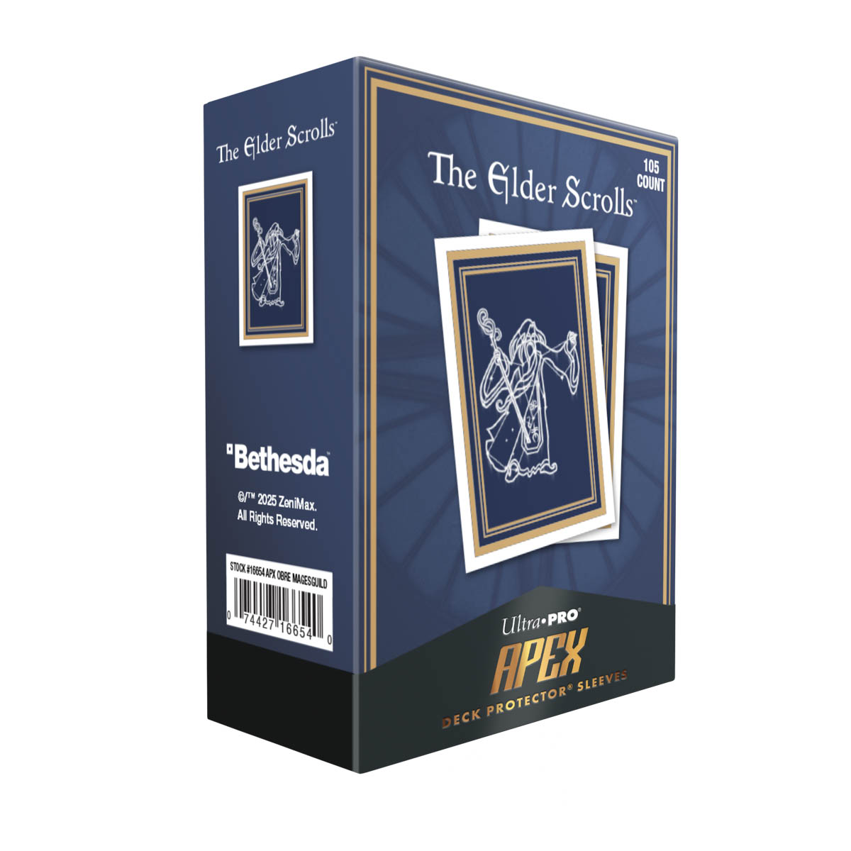 Ultra Pro: UP16654 The Elder Scrolls: Mages Guild 105ct APEX Deck Protector
