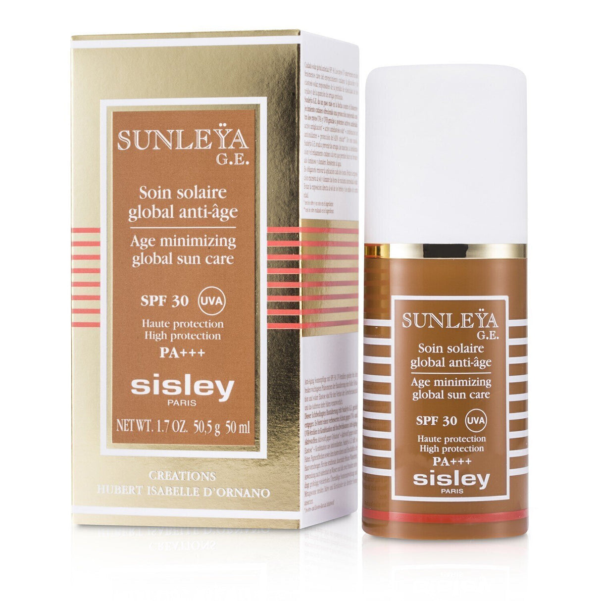 Luxurious Sisley Sunleya SPF 30 cream, offering broad-spectrum protection and anti-aging benefits for youthful, hydrated skin.