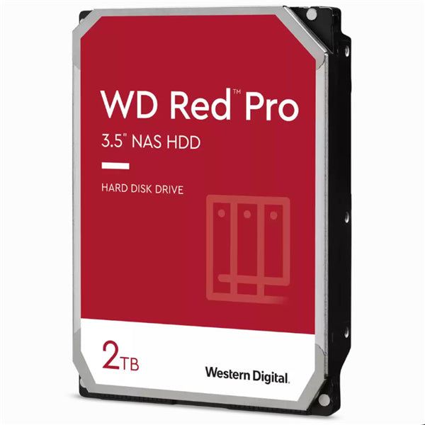 WD Red Pro 2TB SATA 3.5" 7200RPM 128MB NAS HDD 5Yr Wty