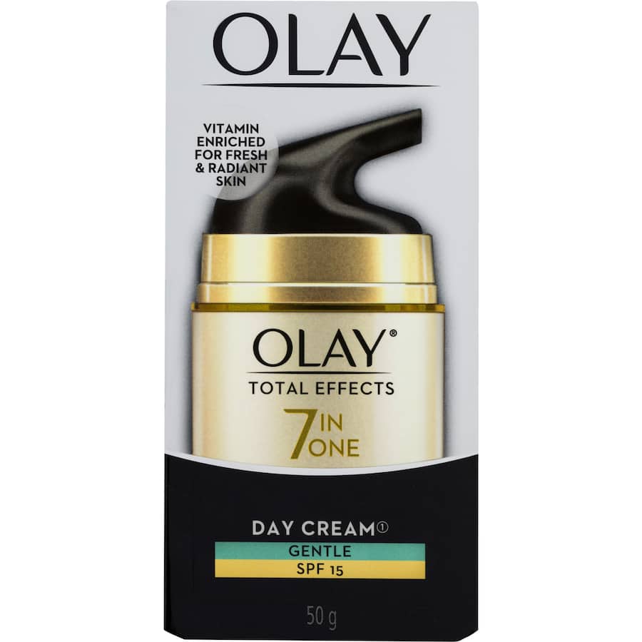 Olay Total Effects Face Cream Moisturiser Spf 15 Gentle 50g