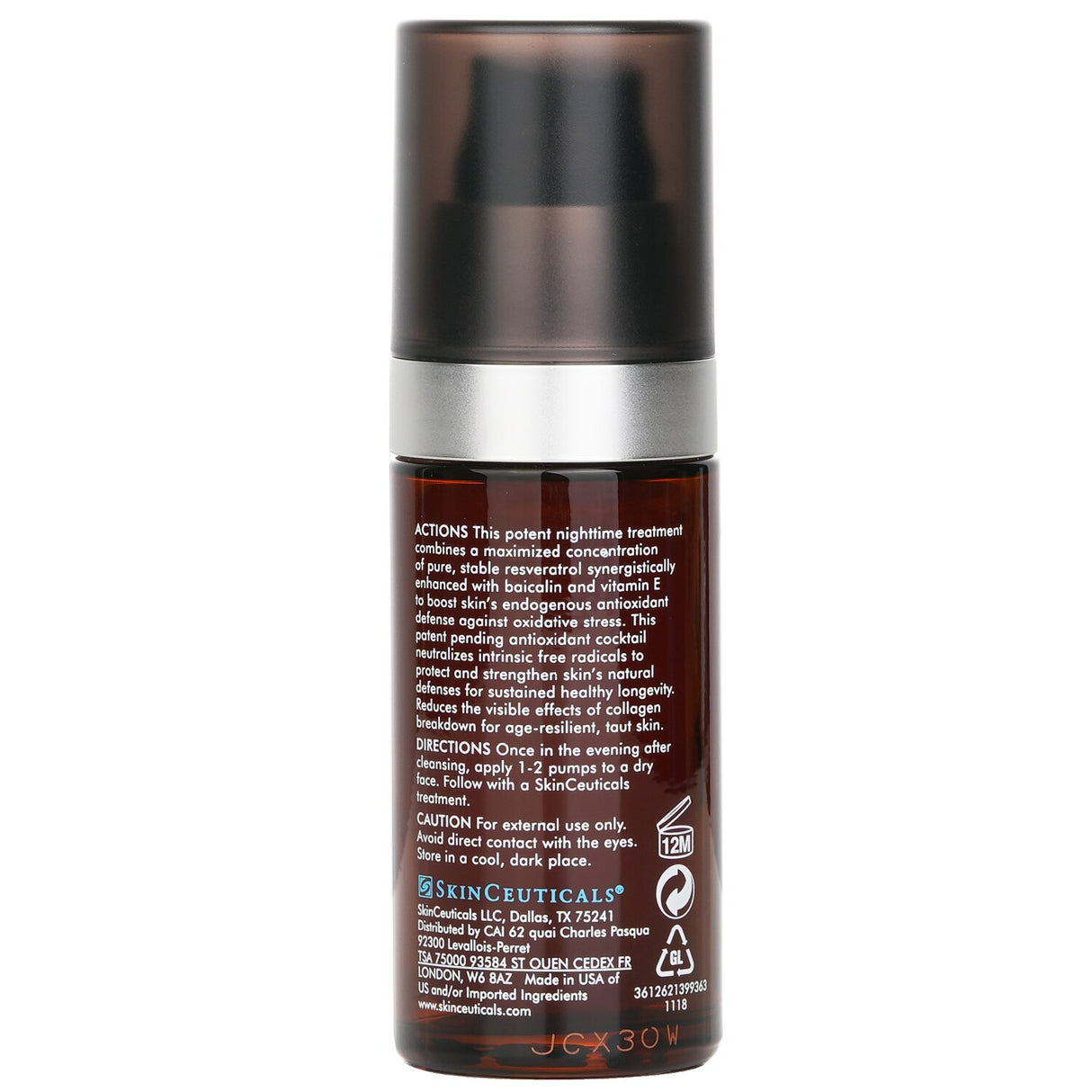 SkinCeuticals - Resveratrol B E Antioxidant Night Concentrate - 30ml/1oz
