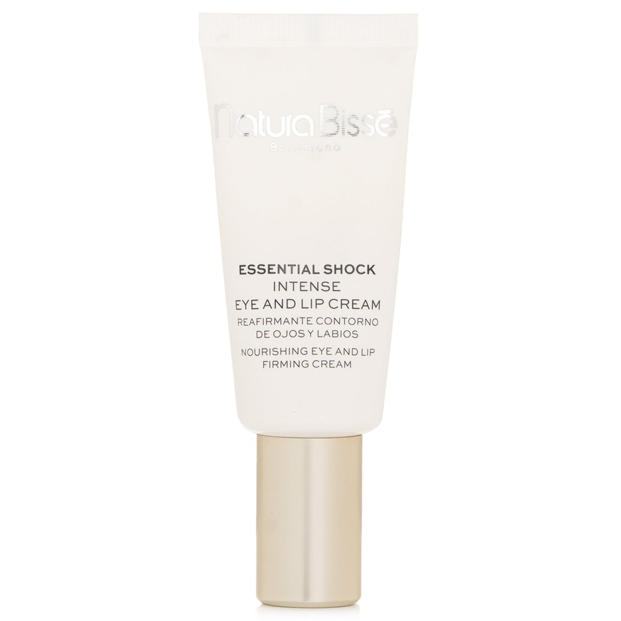 Natura Bissé Essential Shock Eye & Lip Cream SPF 15, 15ml: anti-wrinkle treatment with vitamins, collagen, and UV protection.