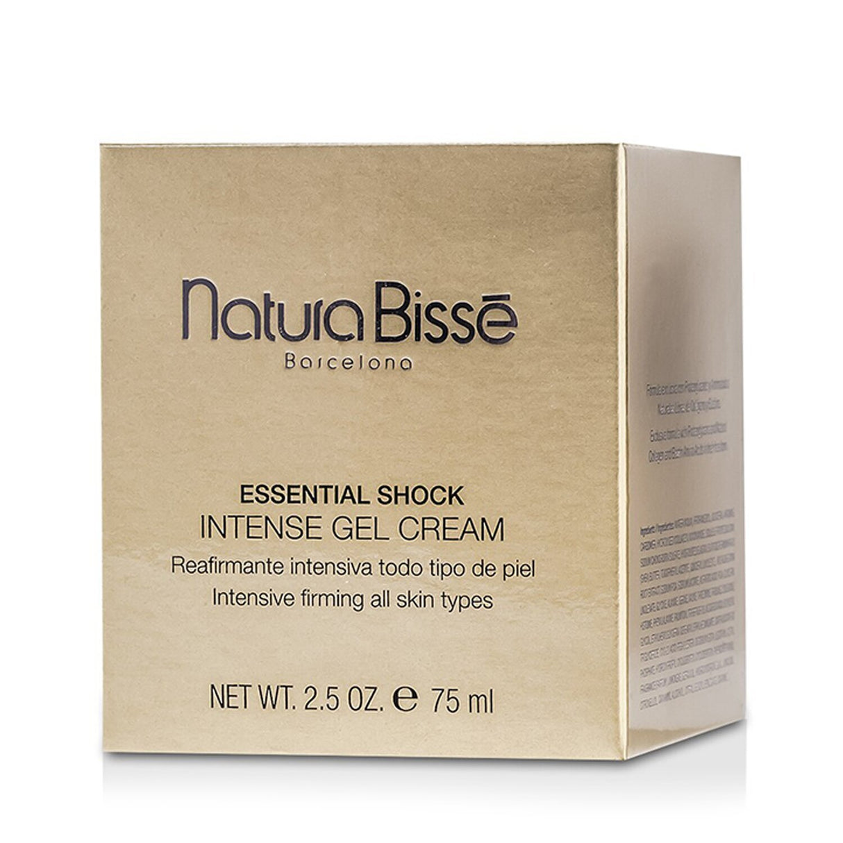 Natura Bisse Essential Shock Intense Gel Cream, a luxurious anti-aging treatment for youthful, hydrated skin.