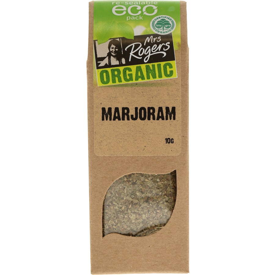 Mrs Rogers Eco Organic Marjoram  Box 10g