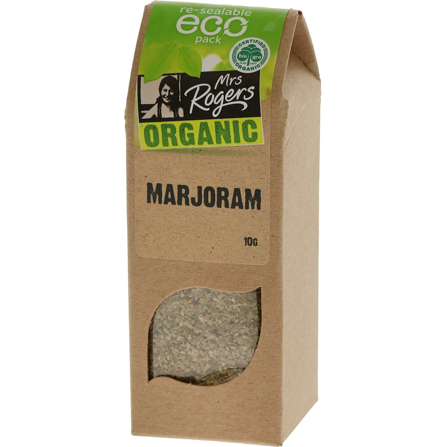 Mrs Rogers Eco Organic Marjoram  Box 10g