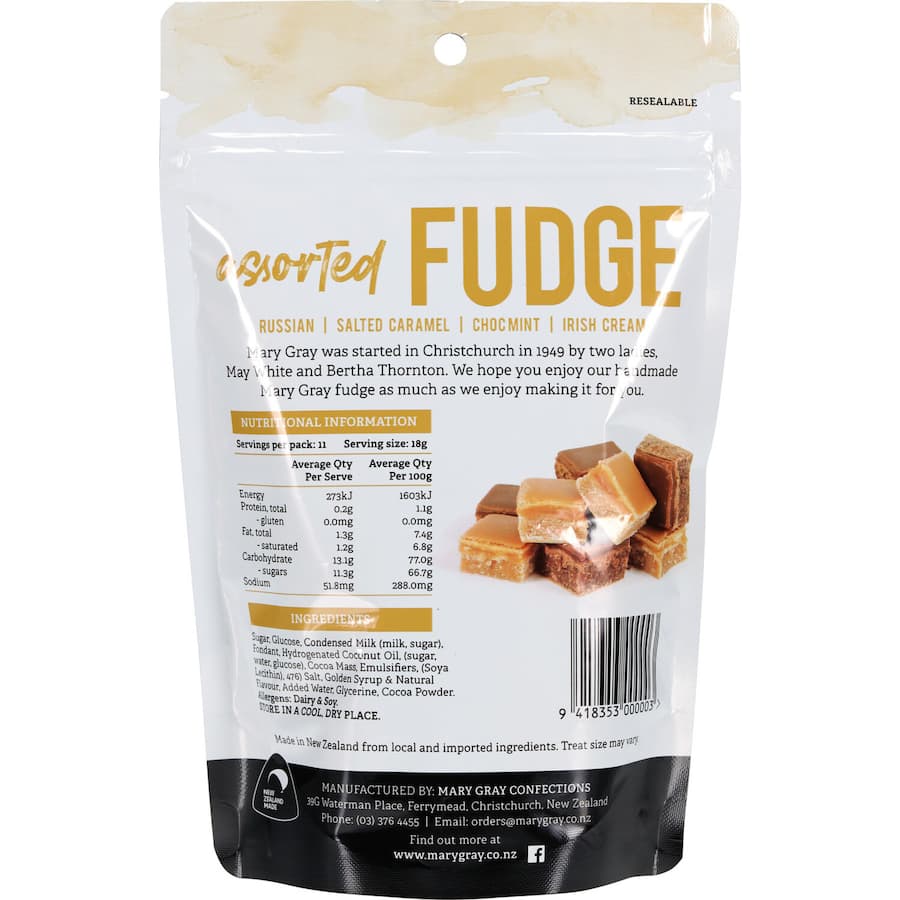 Mary Gray Fudge Assorted Share Bag 200g