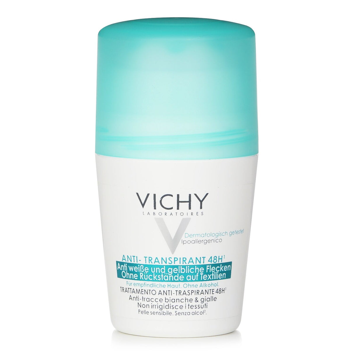 Vichy - 48Hr Anti-Perspirant Roll-On - No White Marks & Yellow Stains (For Sensi