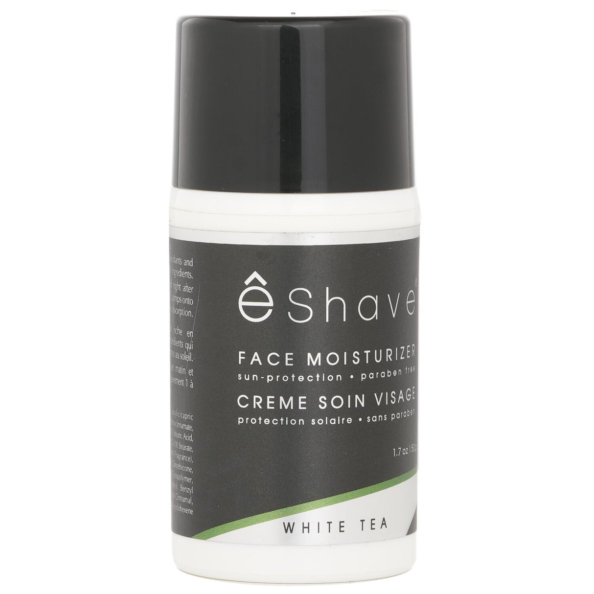 Creamy lightweight face moisturizer with UV protection and antioxidant-rich White Tea scent for healthier, hydrated skin.