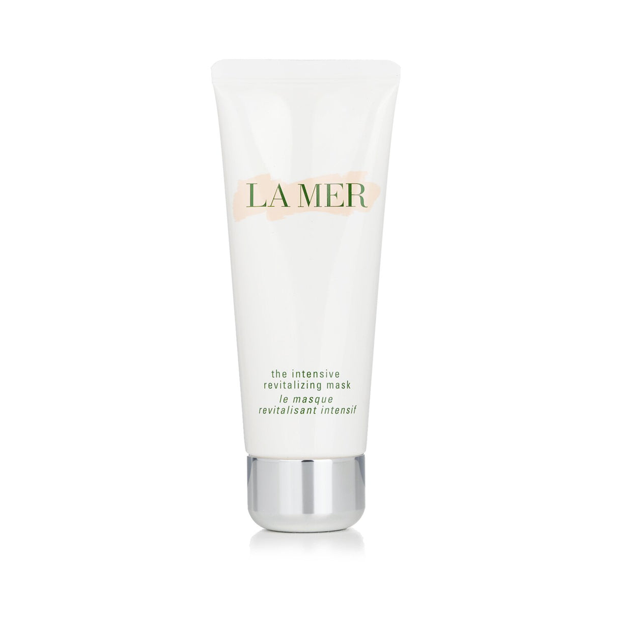 Luxurious La Mer mask enhances skin with Miracle Broth™ and Vitality Ferment for youthful, radiant, and hydrated complexion.
