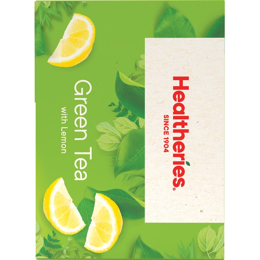 Healtheries Green Tea With Lemon Bags 40pack