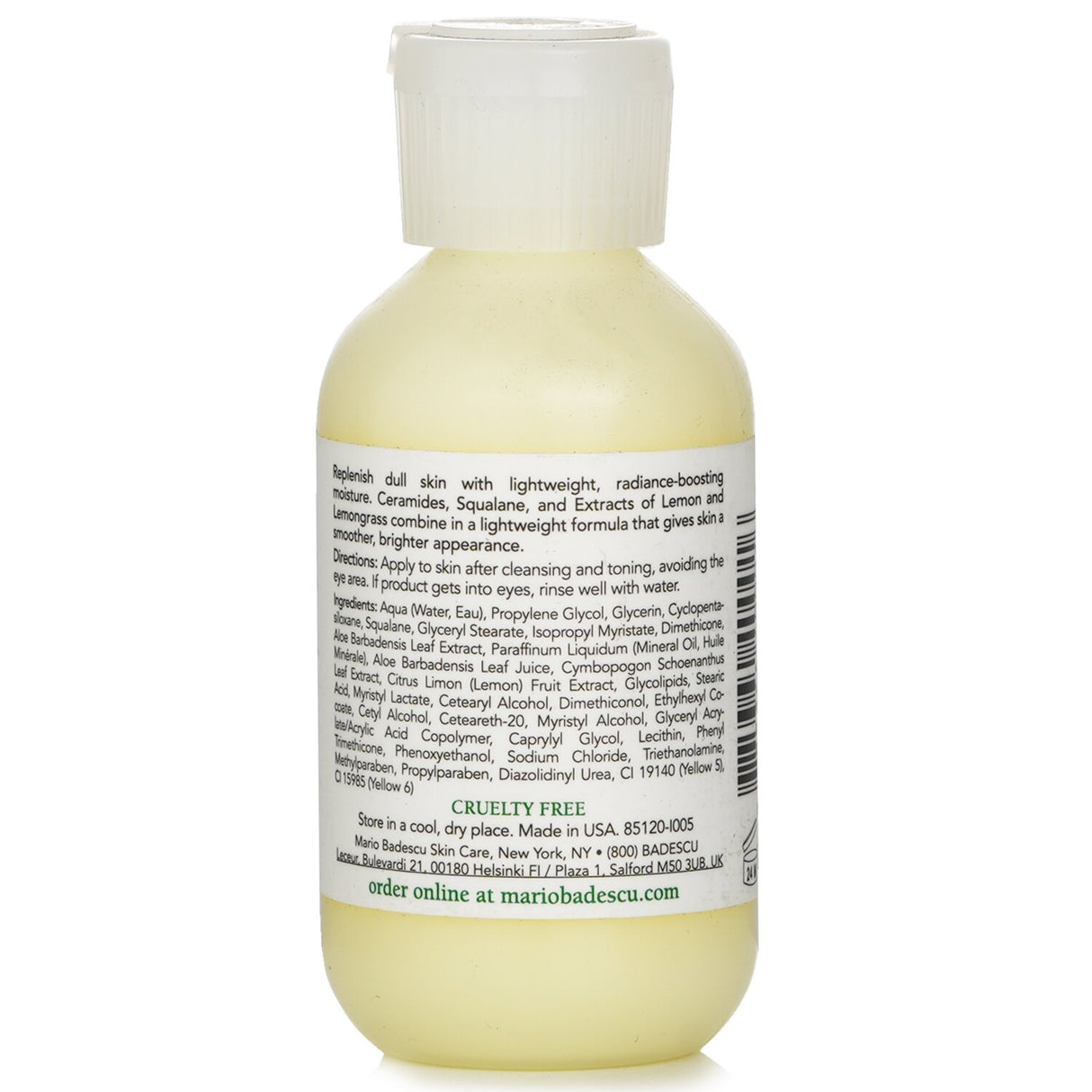 Mario Badescu A.H.A. & Ceramide Moisturizer for oily skin, featuring a lightweight formula that boosts radiance and reduces pigmentation.