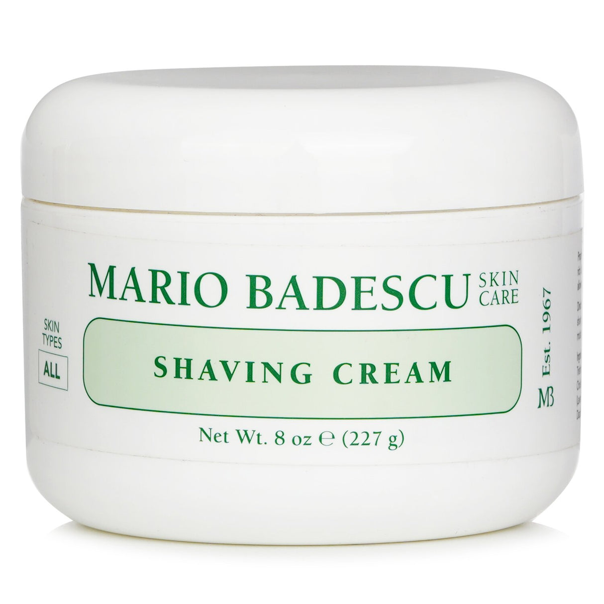 Thick, non-foaming shaving cream for men with lavender, offering hydration and soothing properties for a comfortable shave.