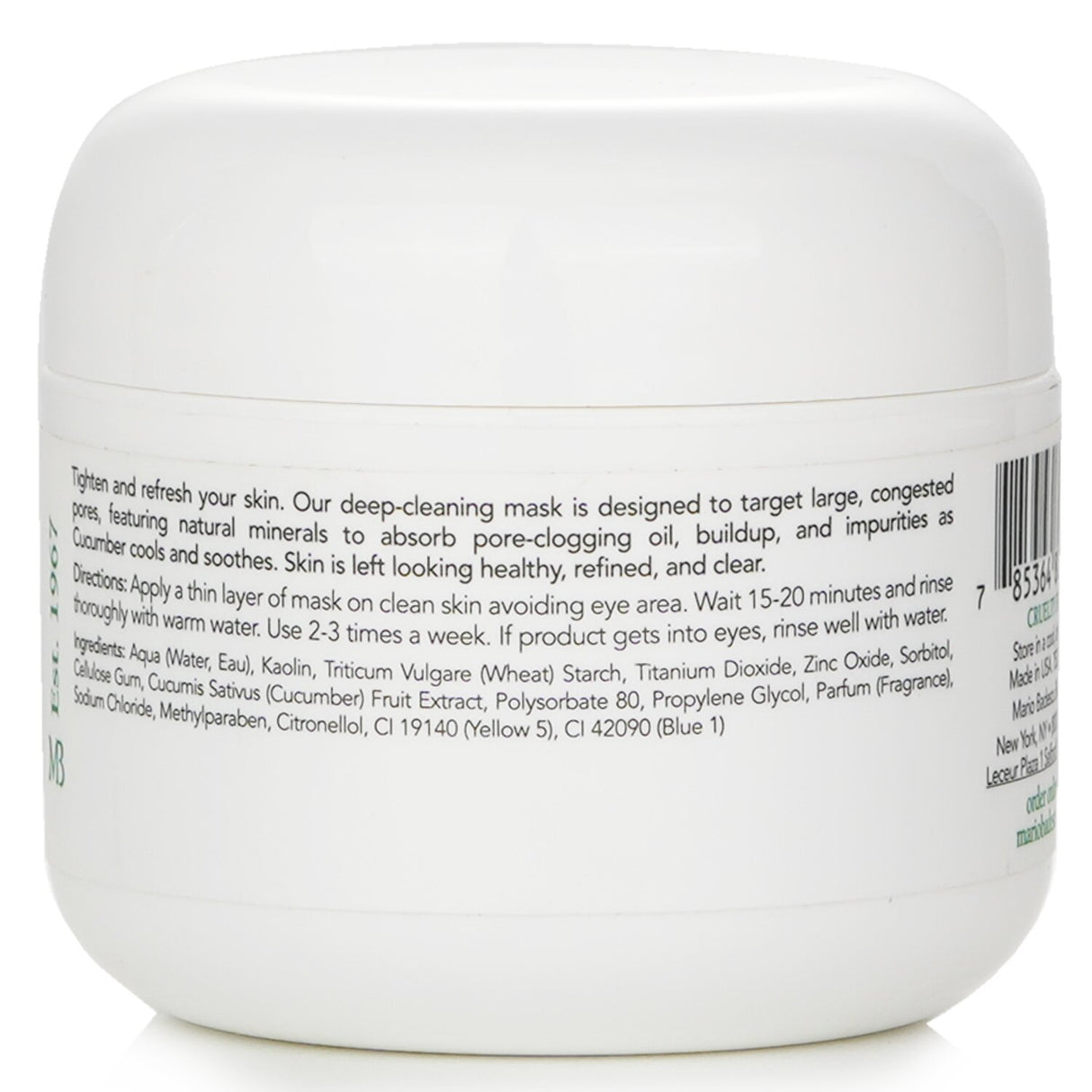 Cooling Cucumber Tonic Mask from Mario Badescu, ideal for combination, oily, and sensitive skin, revitalizes and purifies.