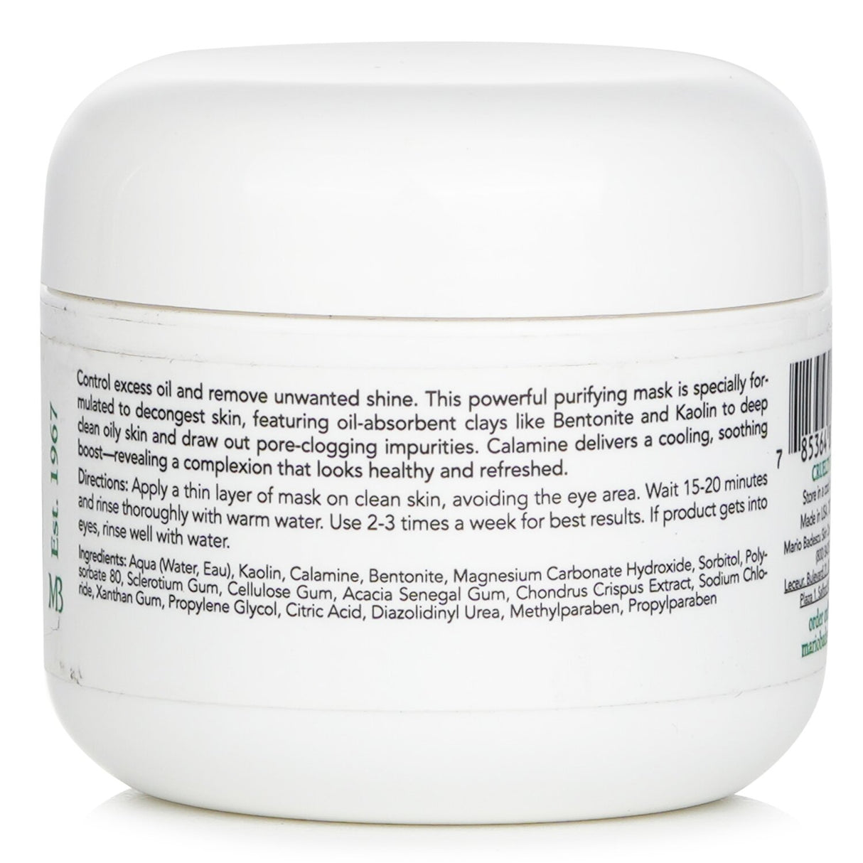 Mario Badescu Special Mask for oily skin, a clay mask that cleans pores, soothes with Calamine, and prevents breakouts.