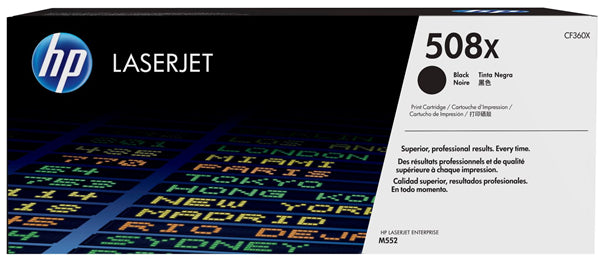 HP 508X Black High Yield Toner